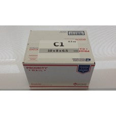 Priority Mail Cubic Dimension Box (C1) 10" x 8" x 6.5" (Top Loaded) (25 Pcs)