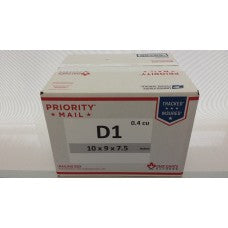 Priority Mail Cubic Dimension Box (D1) 10