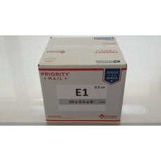 Priority Mail Cubic Dimension Box (E1) 10 x 9.5 x 9" (Top Loaded) (25 Pcs)